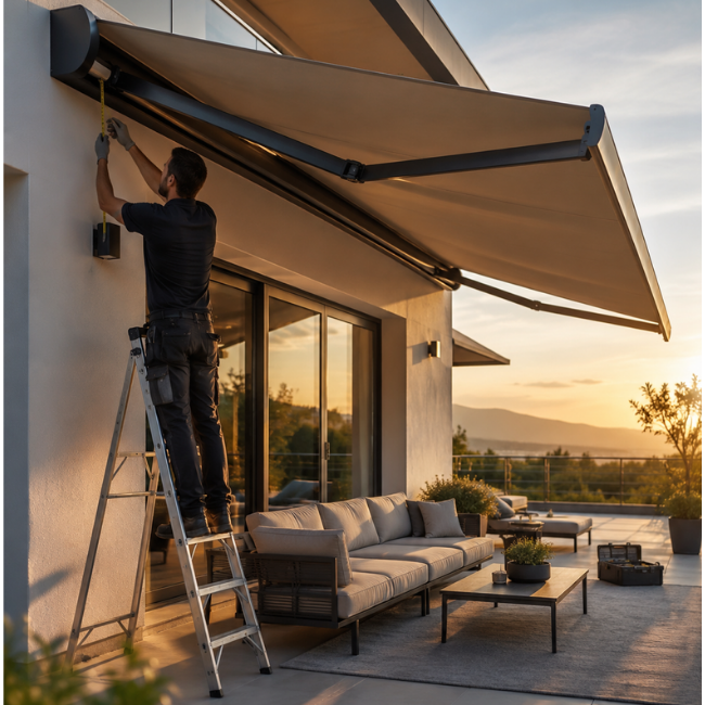 awning installation process